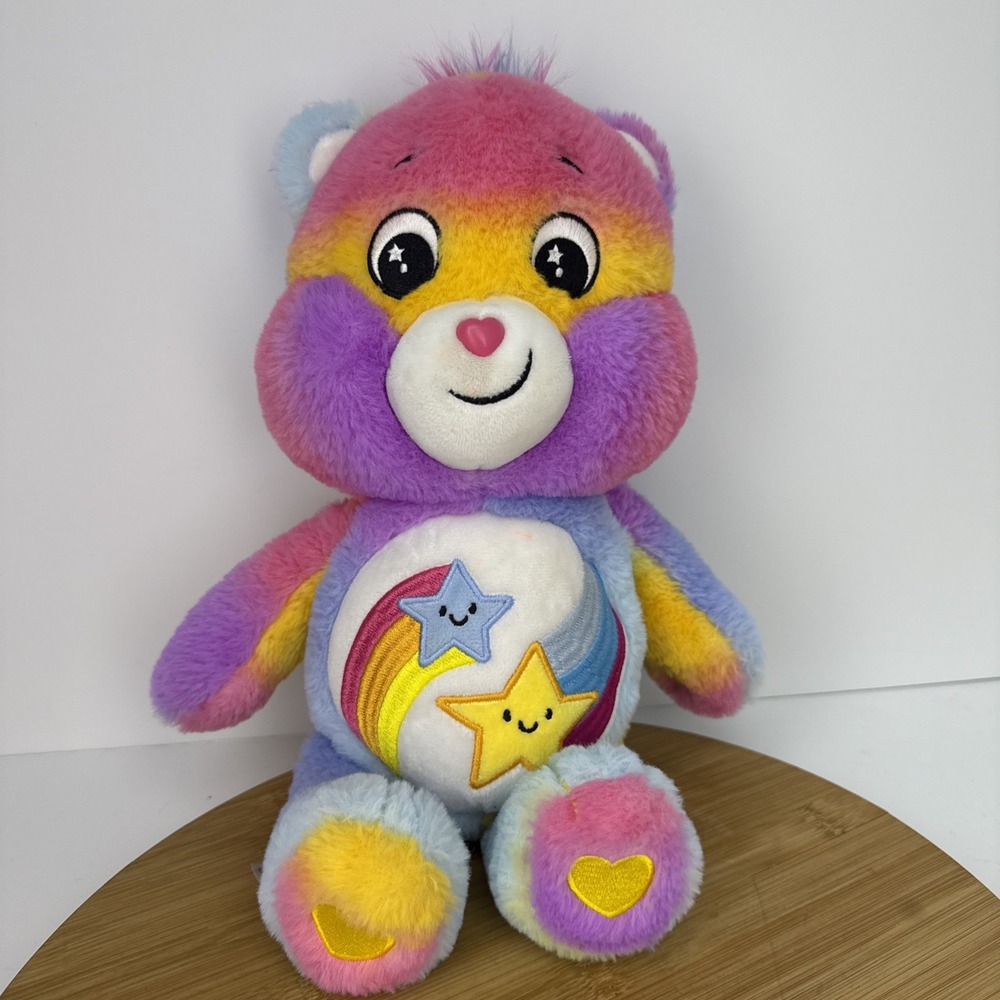 Care Bears Bestie Dare To Care Bear Tie Dye Belly Rainbow Stars 2022‎